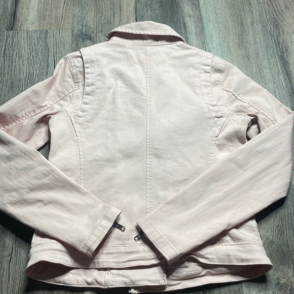 Treasure & Bond Light Pink Motorcycle Jacket, size xs - Picture 9 of 10